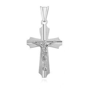 Cruciulita argint pandantiv DiAmanti K0039R-DIA (Argint 925‰ 1,5 g.)